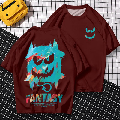 Jednostavna muška majica kratkih rukava s 3D printom Prevelika majica kratkih rukava za muškarce Ljetne široke ležerne majice Brzosušeća prozračna muška odjeća Nove majice 2024.