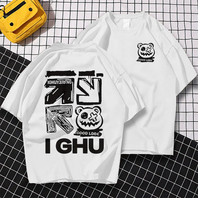 Jednostavna muška majica kratkih rukava s 3D printom Prevelika majica kratkih rukava za muškarce Ljetne široke ležerne majice Brzosušeća prozračna muška odjeća Nove majice 2024.