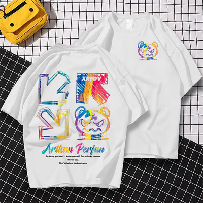 Jednostavna muška majica kratkih rukava s 3D printom Prevelika majica kratkih rukava za muškarce Ljetne široke ležerne majice Brzosušeća prozračna muška odjeća Nove majice 2024.