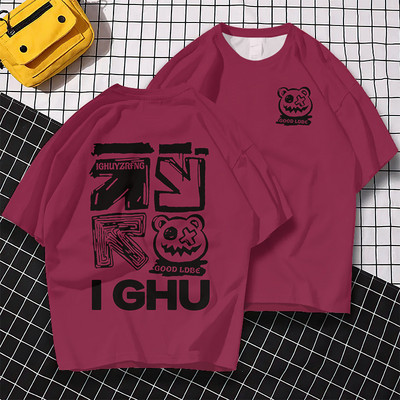 Jednostavna muška majica kratkih rukava s 3D printom Prevelika majica kratkih rukava za muškarce Ljetne široke ležerne majice Brzosušeća prozračna muška odjeća Nove majice 2024.