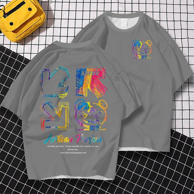 Jednostavna muška majica kratkih rukava s 3D printom Prevelika majica kratkih rukava za muškarce Ljetne široke ležerne majice Brzosušeća prozračna muška odjeća Nove majice 2024.