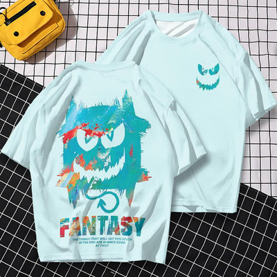 Jednostavna muška majica kratkih rukava s 3D printom Prevelika majica kratkih rukava za muškarce Ljetne široke ležerne majice Brzosušeća prozračna muška odjeća Nove majice 2024.