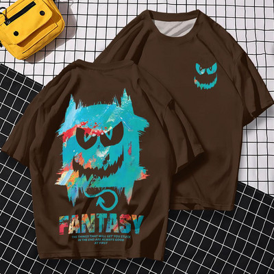 Jednostavna muška majica kratkih rukava s 3D printom Prevelika majica kratkih rukava za muškarce Ljetne široke ležerne majice Brzosušeća prozračna muška odjeća Nove majice 2024.