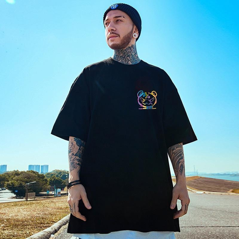 Jednostavna muška majica kratkih rukava s 3D printom Prevelika majica kratkih rukava za muškarce Ljetne široke ležerne majice Brzosušeća prozračna muška odjeća Nove majice 2024.