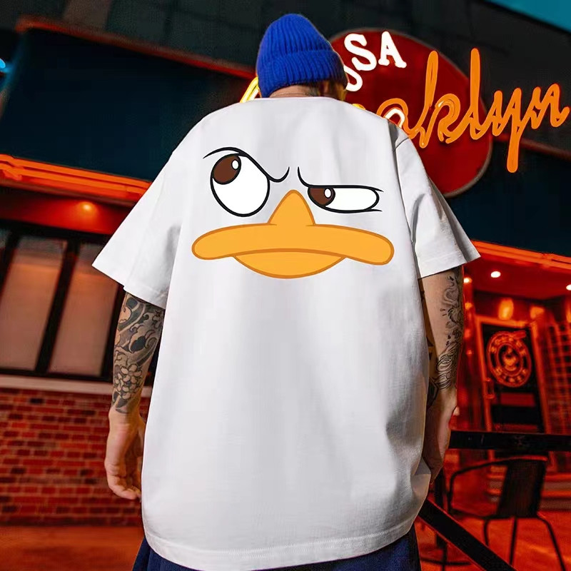 Y2k T-shirt majica za muškarce Ljeto Novo 100% pamuk Anime majica kratkih rukava Široka ulična odjeća Ženska prevelika majica Majice kratkih rukava 8XL