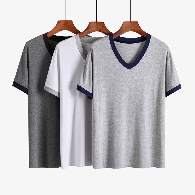 Modāls vīriešu divdaļīgs vasaras pidžamas mājas apģērbs Vīriešu šorti ar īsām piedurknēm, tievs lielais jards brīvā laika uzvalks