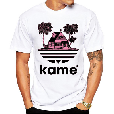 TEEHUB Kame House Print T-krekls Modes Foršs O-veida kakla izgriezums Hattori Hanzo vīriešu T krekls īsām piedurknēm ikdienas vīriešu apģērbi