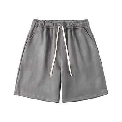 Ikdienas vīriešu šorti Vasaras bikses Brīvais laiks Ciets Sports Mīksts zamšādas pludmales šorti Sporta sporta bikses brīvā dabā Jogger īsās bikses