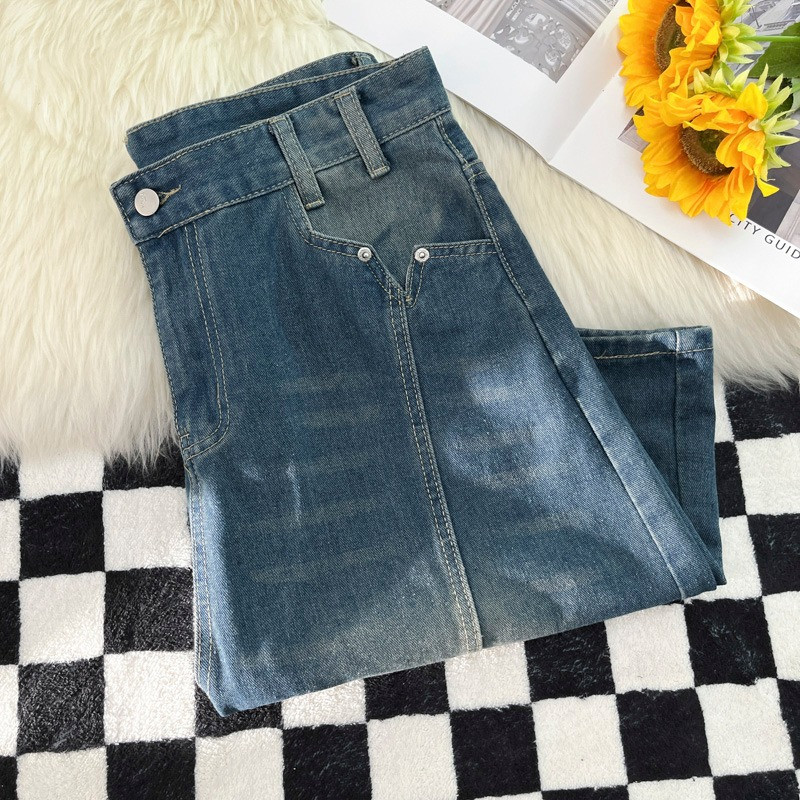 Mosott rövidnadrág Férfi S-3XL Farmer nadrág Amerikai utcai ruházat divat nyári Y2k ruhák jóképű vintage tinik dinamikus egyenes