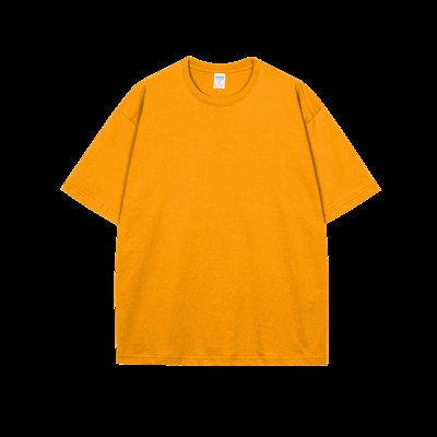 Kvalitatīvs 7,4 unces 220 gsm T-krekls ar nolaižamiem pleciem vīriešiem Liela izmēra īsām piedurknēm vasaras kokvilnas topi vienkrāsains ikdienas vīriešu T-krekli