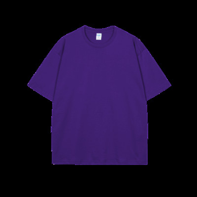 Kvalitatīvs 7,4 unces 220 gsm T-krekls ar nolaižamiem pleciem vīriešiem Liela izmēra īsām piedurknēm vasaras kokvilnas topi vienkrāsains ikdienas vīriešu T-krekli