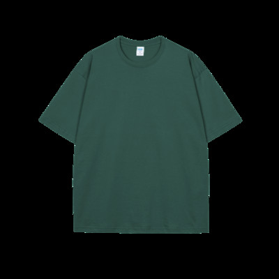 Kvalitatīvs 7,4 unces 220 gsm T-krekls ar nolaižamiem pleciem vīriešiem Liela izmēra īsām piedurknēm vasaras kokvilnas topi vienkrāsains ikdienas vīriešu T-krekli