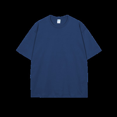 Kvalitatīvs 7,4 unces 220 gsm T-krekls ar nolaižamiem pleciem vīriešiem Liela izmēra īsām piedurknēm vasaras kokvilnas topi vienkrāsains ikdienas vīriešu T-krekli