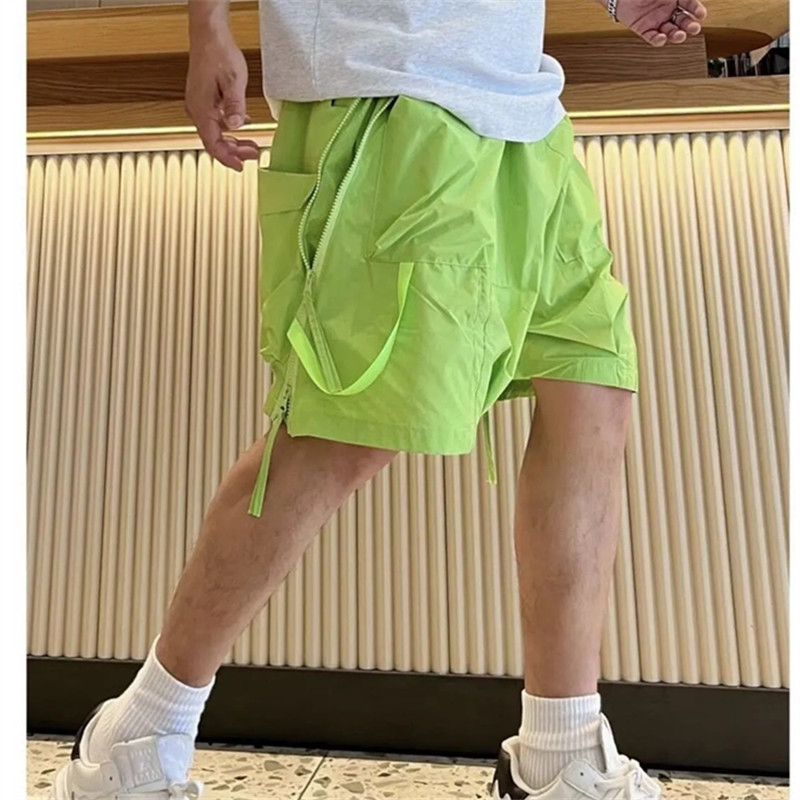 Vīriešu apģērbs Vasaras ikdienas kravas šorti kabatas korejiešu modes Vispārpiemērots grozāms apģērbs Baggy Bikses Īsas Homme Streetwear