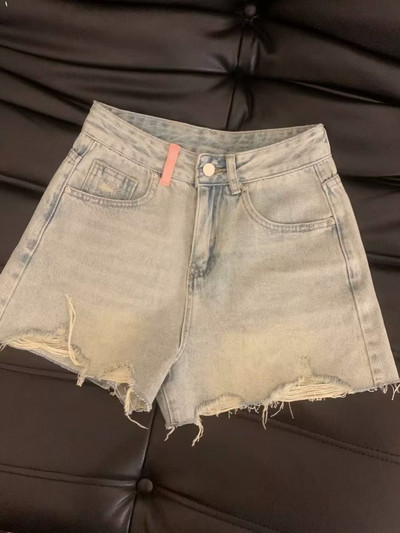 Magas derekú, női rövidnadrág S-5XL Egyszerű, szüret, farmer nyári, minden meccsre alkalmas ruházat, alapfelszereltség, akciós iskoláslányok, koreai újdonságok