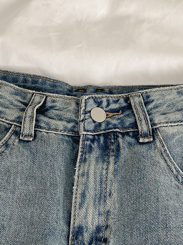 Modne traper kratke hlače visokog struka za žene Ljeto Nove jednostavne traperice širokih nogavica Ležerne Ženske vruće hlačice za sve vrste