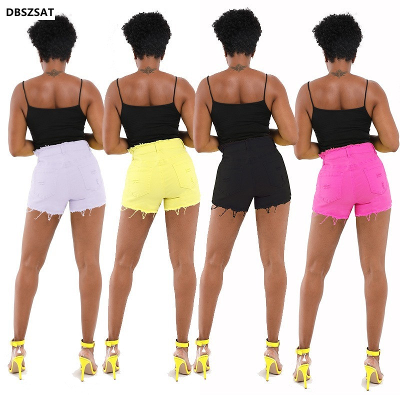Jauni sieviešu šorti, 2023. gada vasaras džinsa šorti, sieviešu, džinsi ar augstu vidukli
