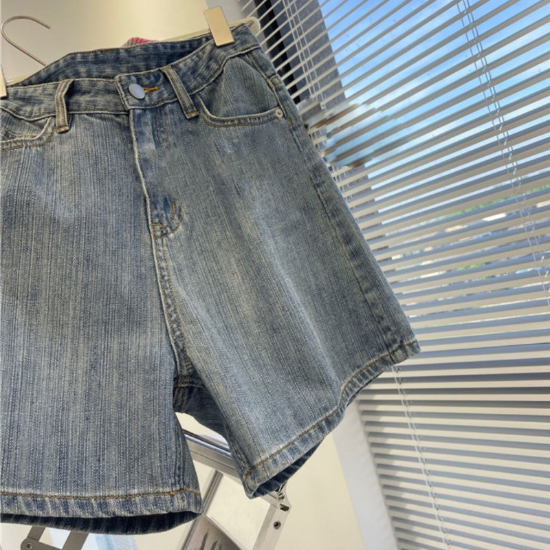 S-3XL Šorti Sieviešu džinsi Vintage Mīksts ikdienišķs korejiešu modes apģērbs Harajuku Augsts viduklis Studenti Hotsweet Personality Viss atbilst