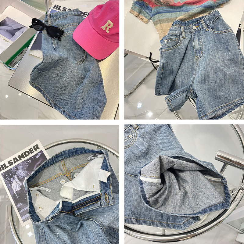 S-3XL Šorti Sieviešu džinsi Vintage Mīksts ikdienišķs korejiešu modes apģērbs Harajuku Augsts viduklis Studenti Hotsweet Personality Viss atbilst