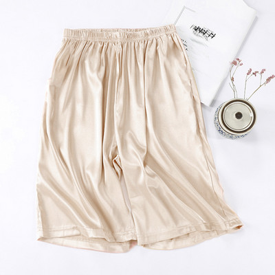 1 τμχ Ανδρικό σορτς ύπνου για το σπίτι Μεταξωτές πιτζάμες Πυτζάμες Πυτζάμες Πιτζάμες Sleep Bottoms Μονόχρωμα Νυχτικά Πυτζάμες