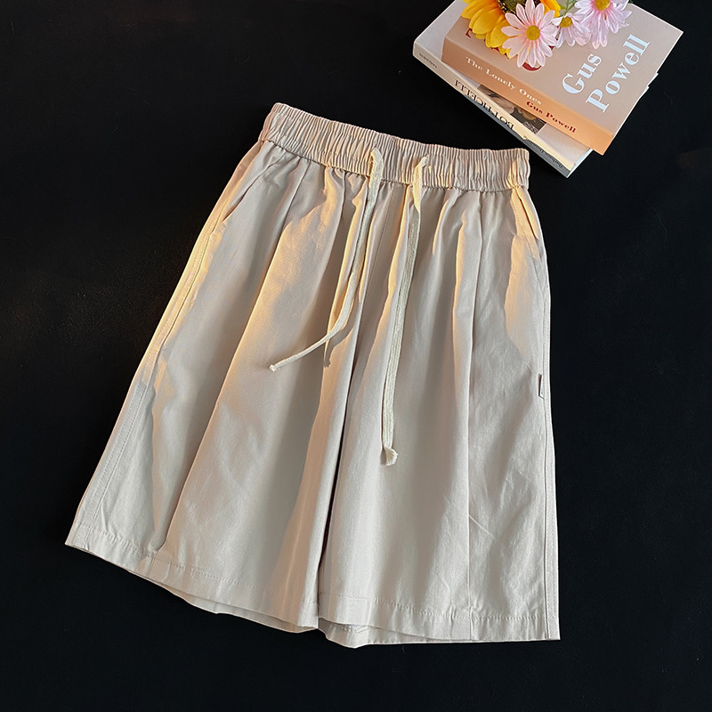 Kravas šorti Vīriešu S-3XL Pure Vintage korejiešu modes bikses Vasaras tīņu apģērbi Шорты Simply All-match Casual Sporty New