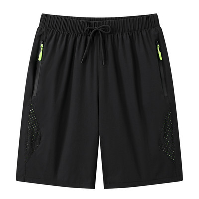 Za ljeto 2024. visokokvalitetne kratke hlače za disanje, muške, ležerne, s elastičnim strukom, brzo sušeće kratke hlače za fitness, jogging na plaži, crne modne kratke hlače