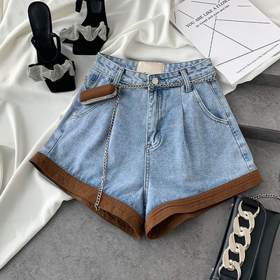 Traper kratke hlače Ženske vrećaste američke ulične odjeće Temper Vintage obložene modne hlače Ljeto S-3XL Osobne kratke hlače