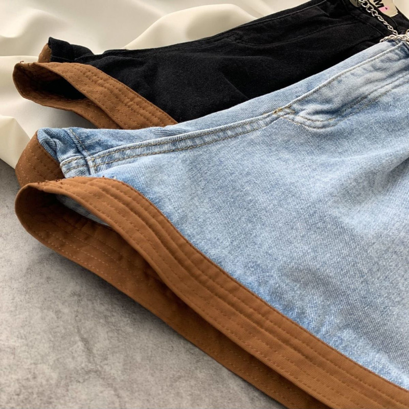 Traper kratke hlače Ženske vrećaste američke ulične odjeće Temper Vintage obložene modne hlače Ljeto S-3XL Osobne kratke hlače