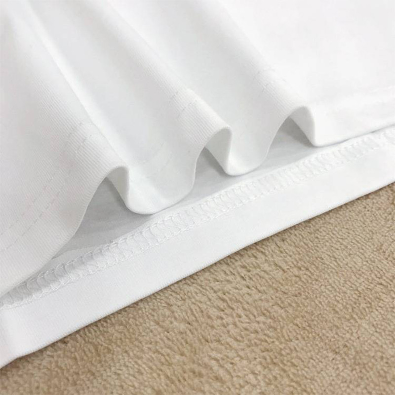 Modna ljetna bijela muška majica hipsterskih majica Harajuku Bijela ležerna majica kratkih rukava Odjeća Muške majice kratkih rukava