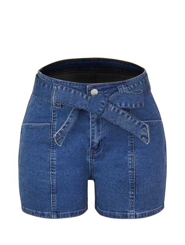 2022. gada jauni tumši zili vasaras džinsu šorti sievietēm Modes, izstieptas mežģīnes, taisni džinsi šorti Ielu ikdienas apģērbs S-2XL