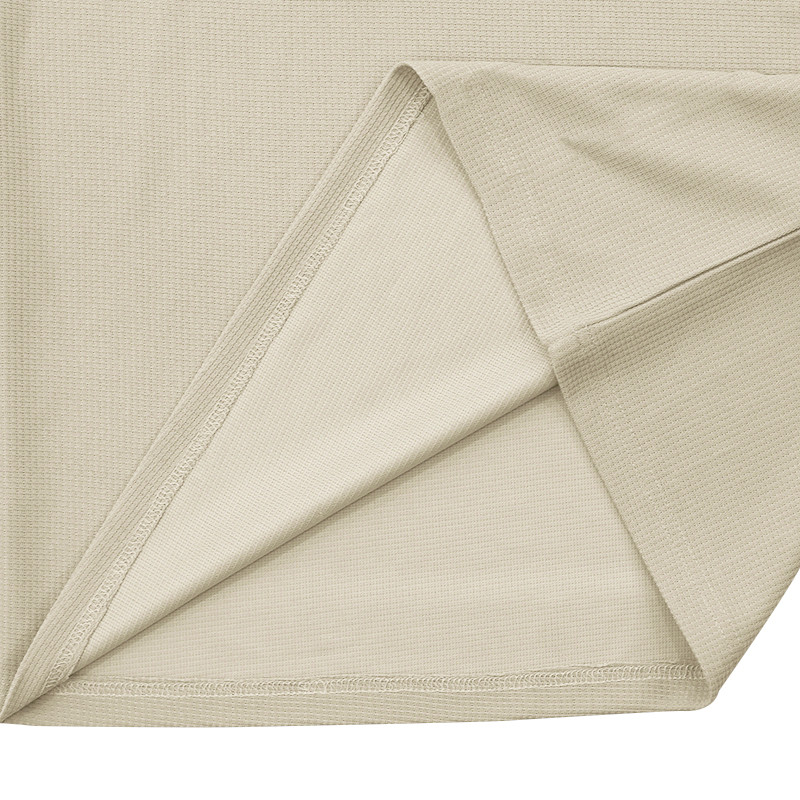 Ljetni sportovi, slobodno vrijeme, moda, slim fit i prozračna, muška majica kratkih rukava, europske i američke muške vezane Henley s