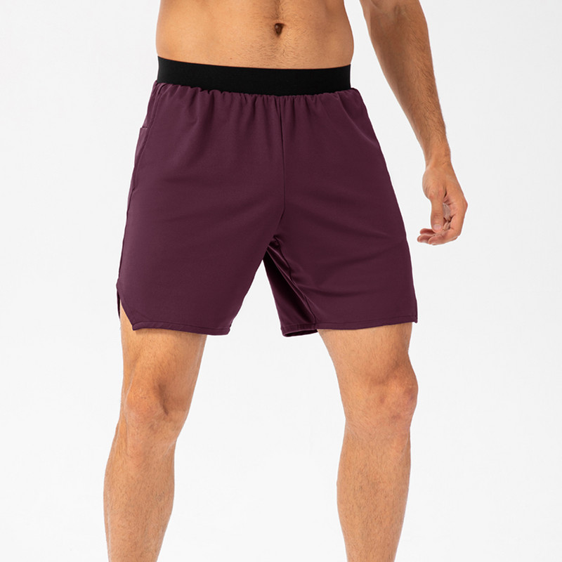 Fitnesa šorti Vīriešu treniņiem Sporta šorti Ātri nožūst ar kabatām Īsi Deportivo Hombre Treniņi Īsas Bikses Pārgājieni Skriešana ārā
