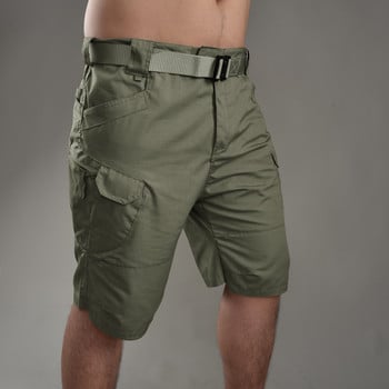 Летни водоустойчиви бързосъхнещи шорти с много джобове Мъжки карго шорти Тактически къси панталони Мъжки външни дрехи Лов Риболов