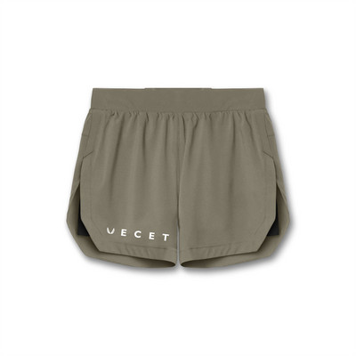 Új nyári férfi rövidnadrág 2 az 1-ben kétrétegű rövidnadrág Gyorsan száradó, légáteresztő Stretch Fitness nadrág Jogger Gym futónadrág