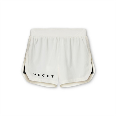 Új nyári férfi rövidnadrág 2 az 1-ben kétrétegű rövidnadrág Gyorsan száradó, légáteresztő Stretch Fitness nadrág Jogger Gym futónadrág