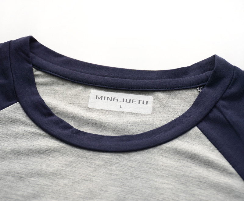 Μοντέρνες καλοκαιρινές πιτζάμες για άνδρες με λεπτή τομή φαρδιά κοντομάνικα σορτς μπορούν να φορεθούν εκτός αθλητικών ανδρικών υπνοδωματίων