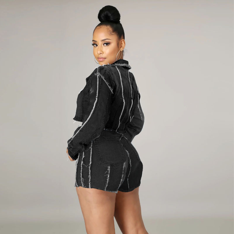 Ljeto 2022. Nove ženske traper kratke hlače s visokim strukom Modne ravne rastezljive kratke hlače Traperice Trendy Ženska odjeća S-2XL