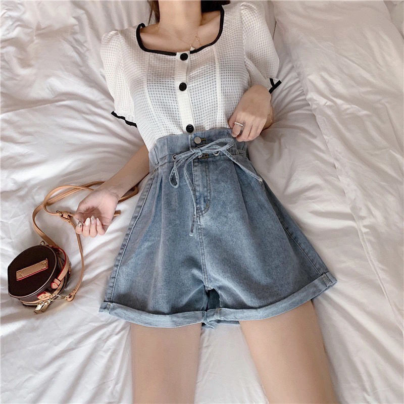 Τζιν σορτς Γυναικεία Καθαρά τρυφερά καλοκαιρινά χαλαρά σχέδια S-3XL Κορίτσια Υπέροχα Vintage All-Match Καθημερινά Κομψά Κλασικά Νεανικά Διακοπές