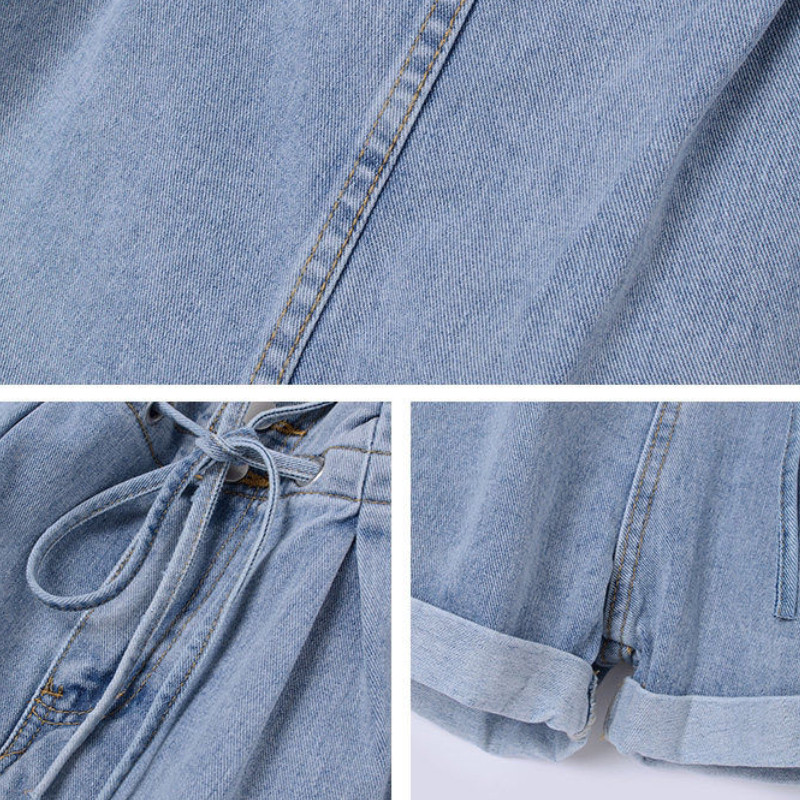 Τζιν σορτς Γυναικεία Καθαρά τρυφερά καλοκαιρινά χαλαρά σχέδια S-3XL Κορίτσια Υπέροχα Vintage All-Match Καθημερινά Κομψά Κλασικά Νεανικά Διακοπές