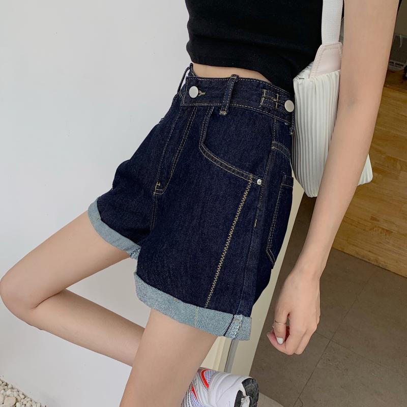 Sieviešu džinsa šorti S-5XL Vasaras masīvi, vienkārši, sieviešu ikdienas atpūta Eleganta vintage modes korejiešu stila eleganta pamata instalācija