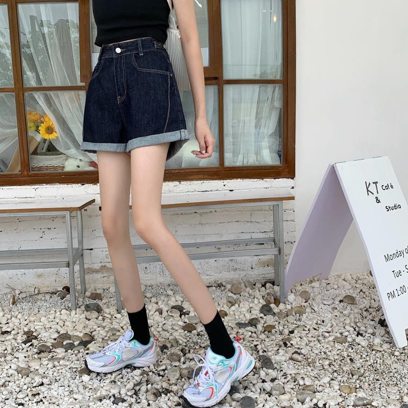 Sieviešu džinsa šorti S-5XL Vasaras masīvi, vienkārši, sieviešu ikdienas atpūta Eleganta vintage modes korejiešu stila eleganta pamata instalācija
