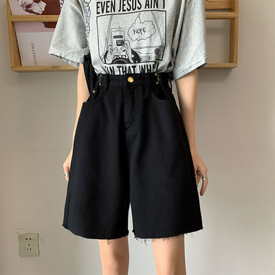 Sieviešu šorti, vienkrāsains džinsa audums, pilnīgs Baggy Hot S-5XL dizains atpūtai Preppy, klasisks, stilīgs, brīvs, vintage, maigs Basic Ins apģērbs