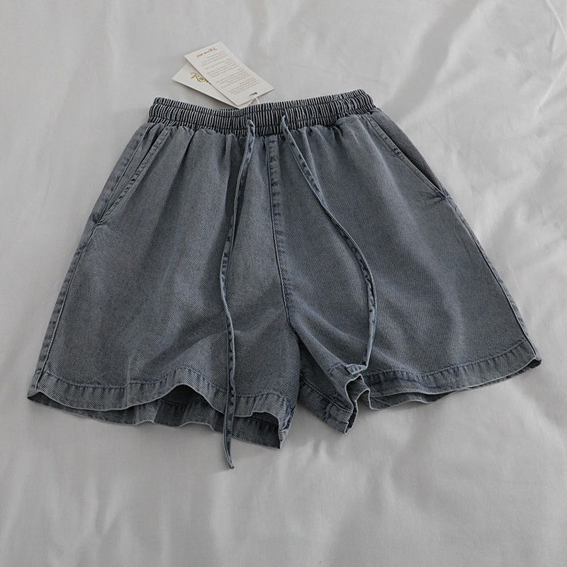 Sieviešu šorti S-5XL Eleganti Mīksts Džinss Vispārpiemērots Dizains Sieviešu Stilīgs Apģērbs Jaunums Elpojošs Populārs Ulzzang Vintage