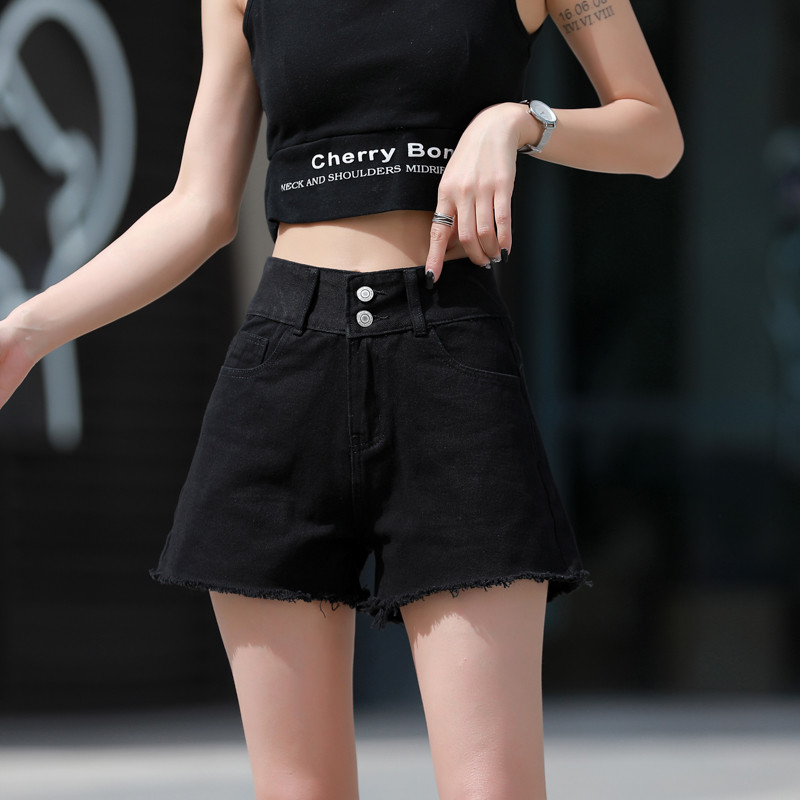 Pamata balti džinsa šorti sievietēm, Korejas modes tendenču apģērbi, pusaudžu meitene, neliela džinsa bikses, seksīgs ielas apģērbs, S