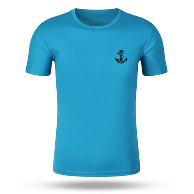 Divat Ruházat Tréningruha Férfi póló Alkalmi rövid ujjú póló O-nyakú 2024 nyári pulóver Gyorsan száradó kocogó napi felsők