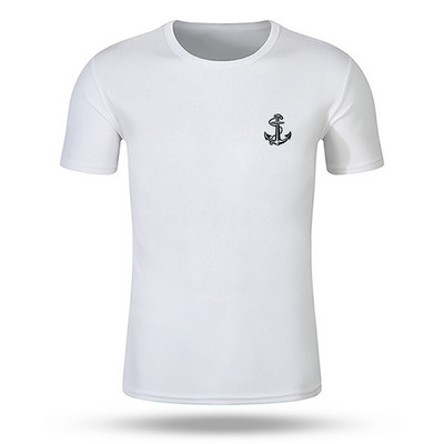 Divat Ruházat Tréningruha Férfi póló Alkalmi rövid ujjú póló O-nyakú 2024 nyári pulóver Gyorsan száradó kocogó napi felsők