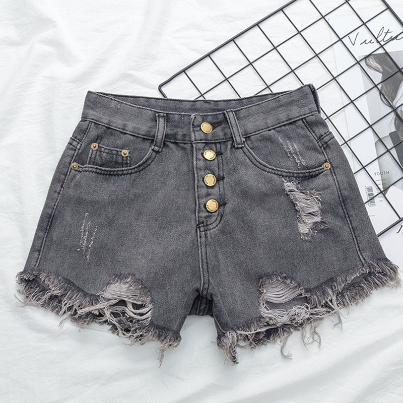 Ljetne traper kratke hlače Feminino Chic vruće ženske traper kratke hlače širokog struka Vintage kratke hlače visokog struka velike veličine S-5XL Jean kratke hlače