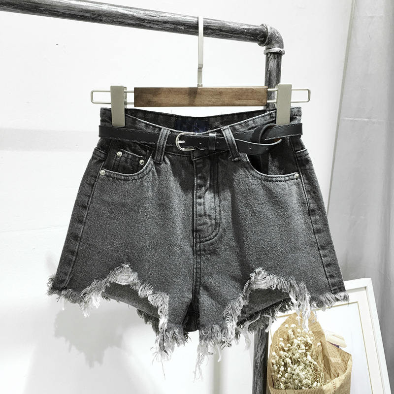 S-5XL Vintage ulične ljetne poderane traper kratke hlače veće veličine, ženske široke, ležerne mini seksi kratke hlačice za plažu C7047