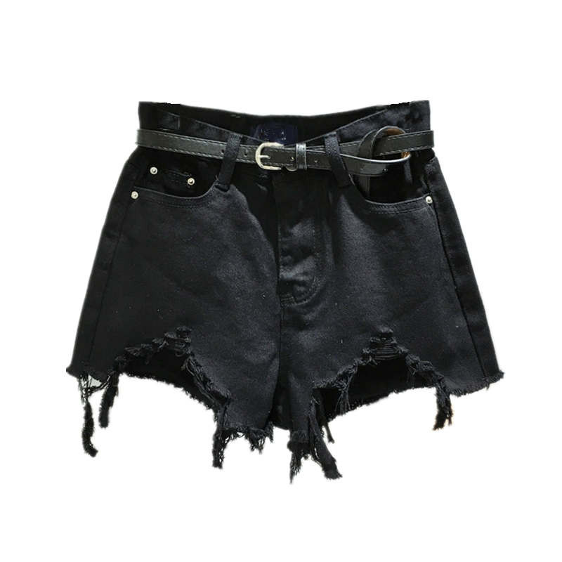 S-5XL Vintage ulične ljetne poderane traper kratke hlače veće veličine, ženske široke, ležerne mini seksi kratke hlačice za plažu C7047