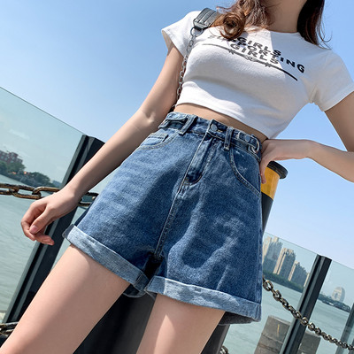 Τζιν σορτς casual loose τζιν Feminino Summer Sexy Daily Young Cute υψηλής ποιότητας Νέες παραλαβές 2024 Γυναικεία κοντό παντελόνι